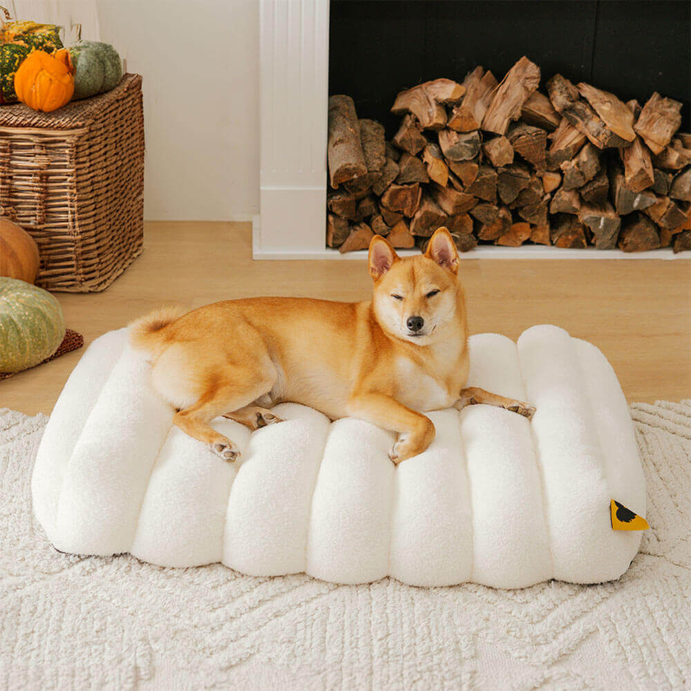 CheesecakeComfort Dog Bed – Plush Memory Foam Pet Bed