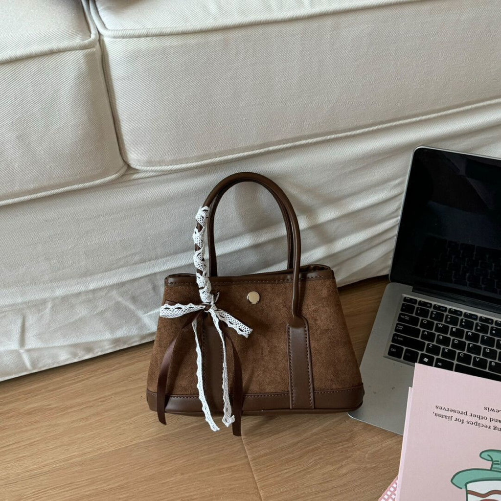 Chic Suede Handbag