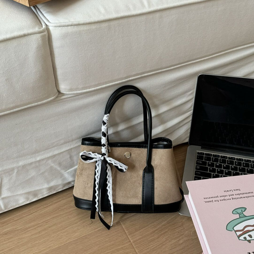Chic Suede Handbag
