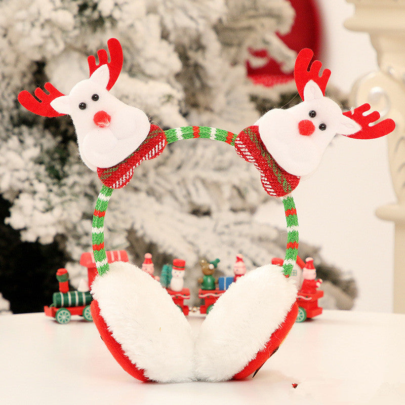 Christmas Headband Earmuffs – Festive Holiday Ear Warmers