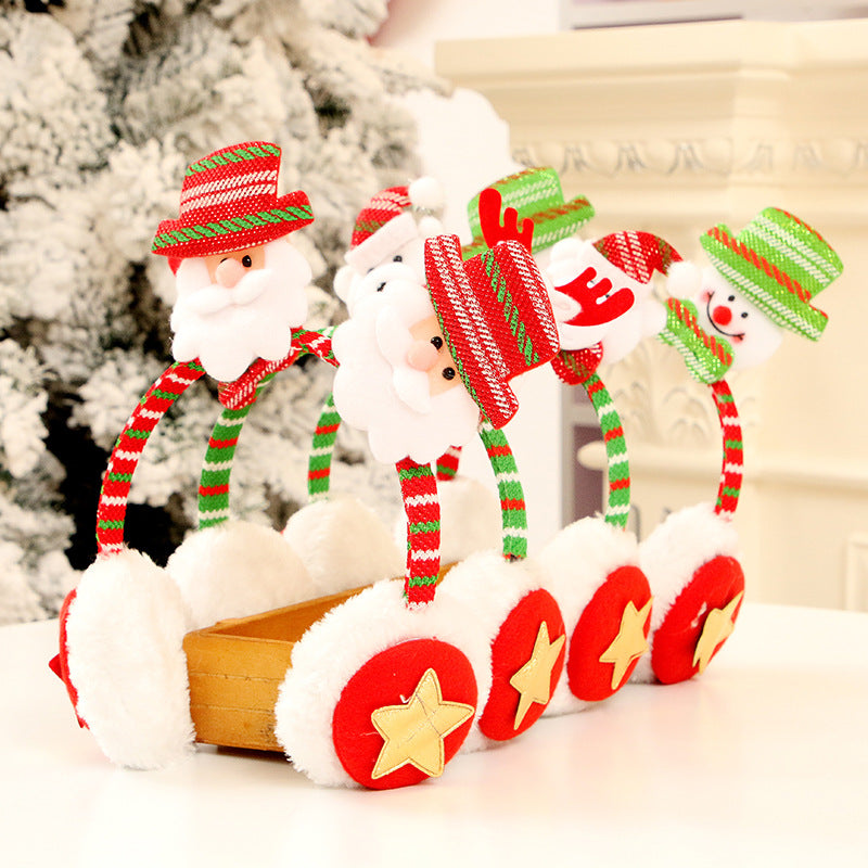 Christmas Headband Earmuffs – Festive Holiday Ear Warmers