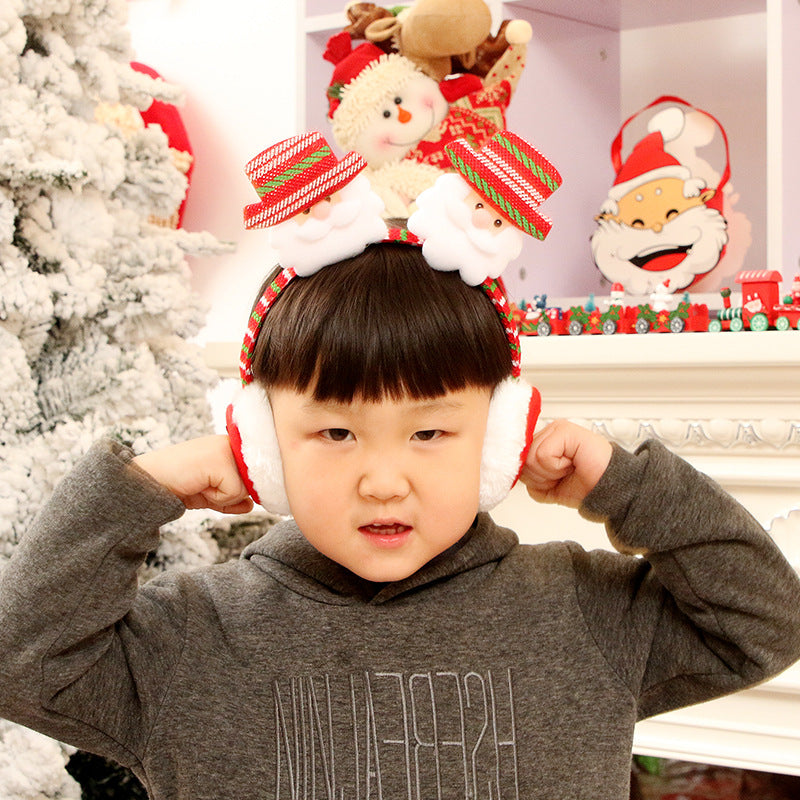 Christmas Headband Earmuffs – Festive Holiday Ear Warmers