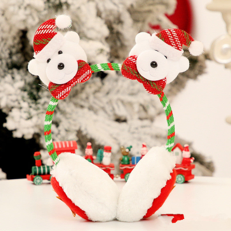 Christmas Headband Earmuffs – Festive Holiday Ear Warmers