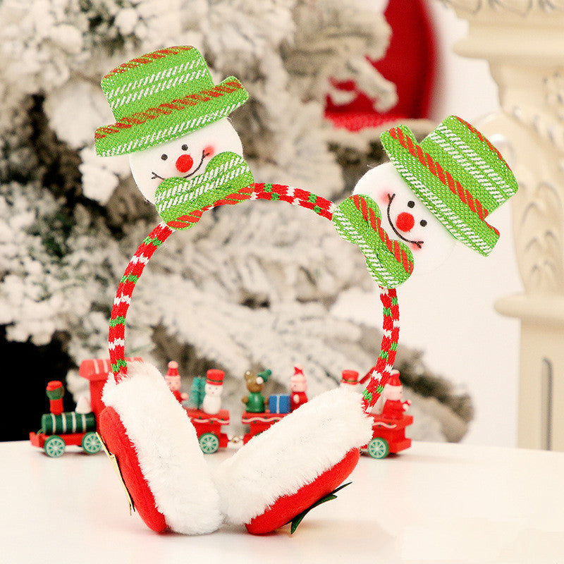 Christmas Headband Earmuffs – Festive Holiday Ear Warmers