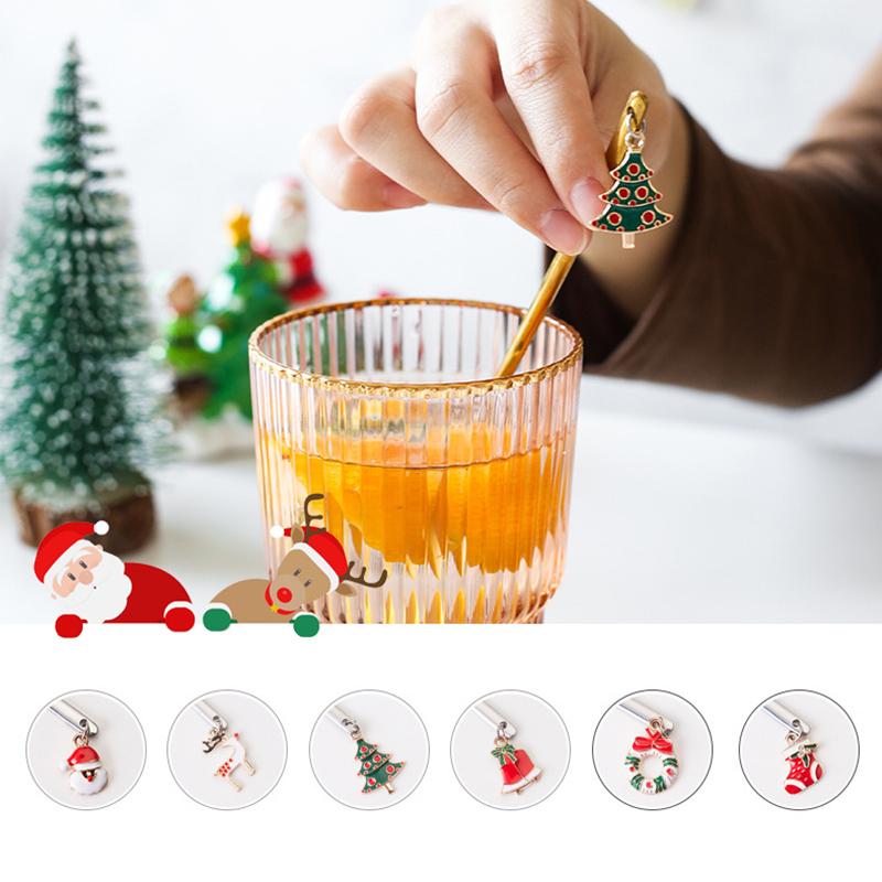 Christmas Metal Spoon & Fork Gift Set - Festive Holiday Flatware