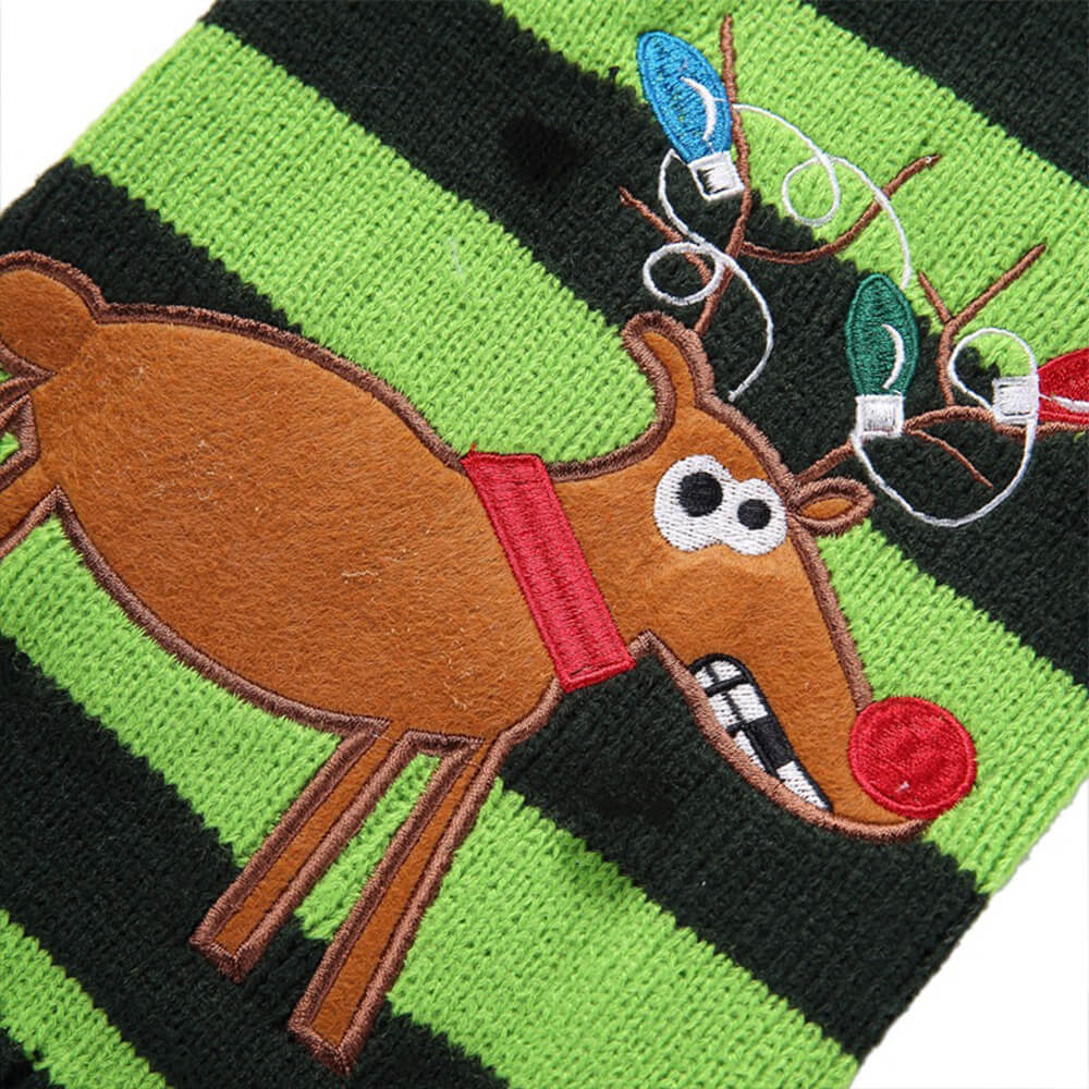 Christmas Sweater for Dogs - Festive Reindeer Knit