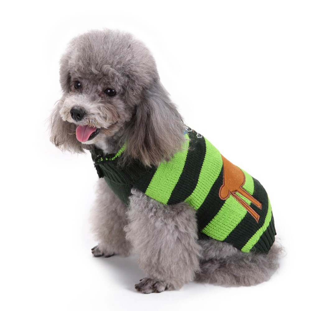 Christmas Sweater for Dogs - Festive Reindeer Knit