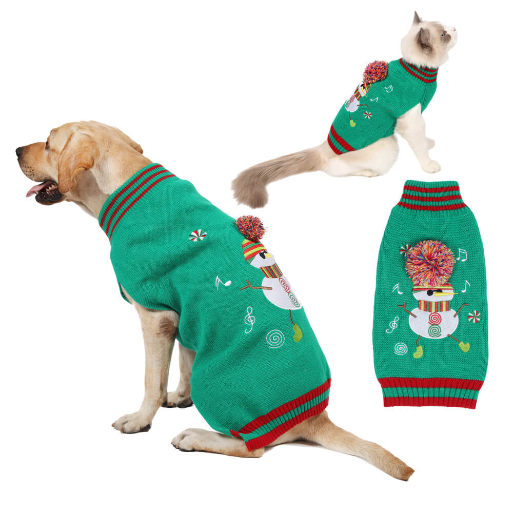 Christmas Sweater for Dogs - Festive Reindeer Knit