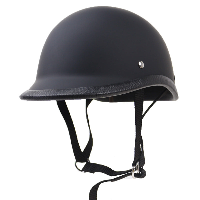 Classic minimalist motorcycle helmet