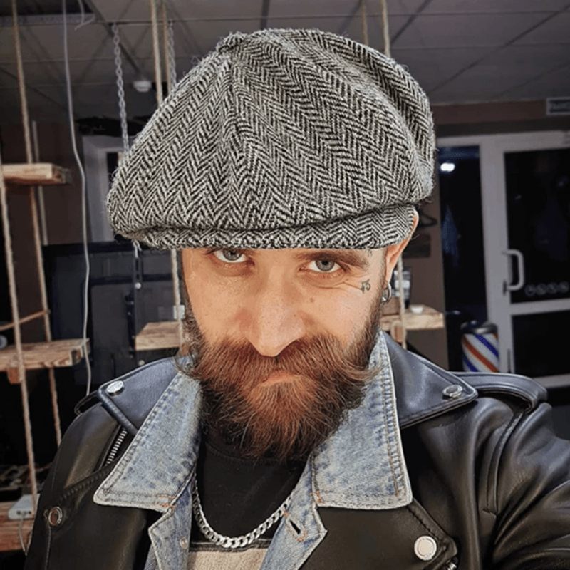 Classic Newsboy Cap – Vintage Gatsby Style Flat Cap