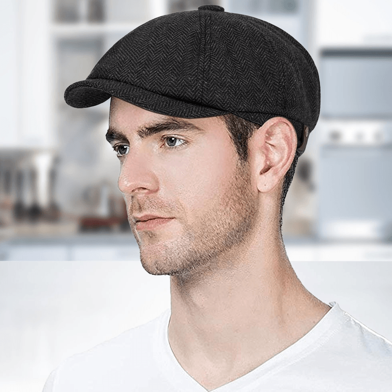 Classic Newsboy Cap – Vintage Gatsby Style Flat Cap