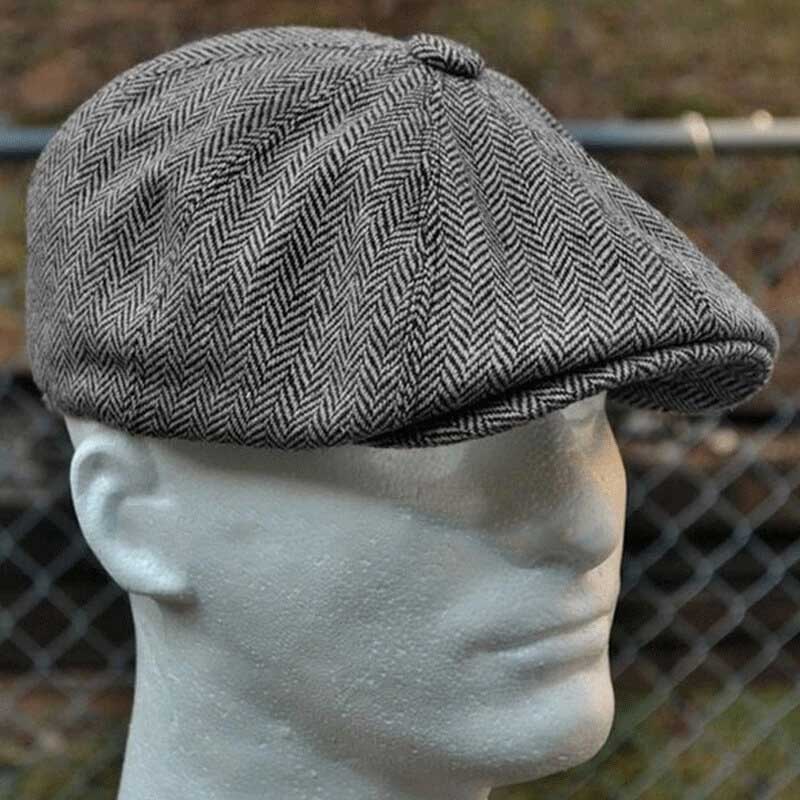 Classic Newsboy Cap – Vintage Gatsby Style Flat Cap