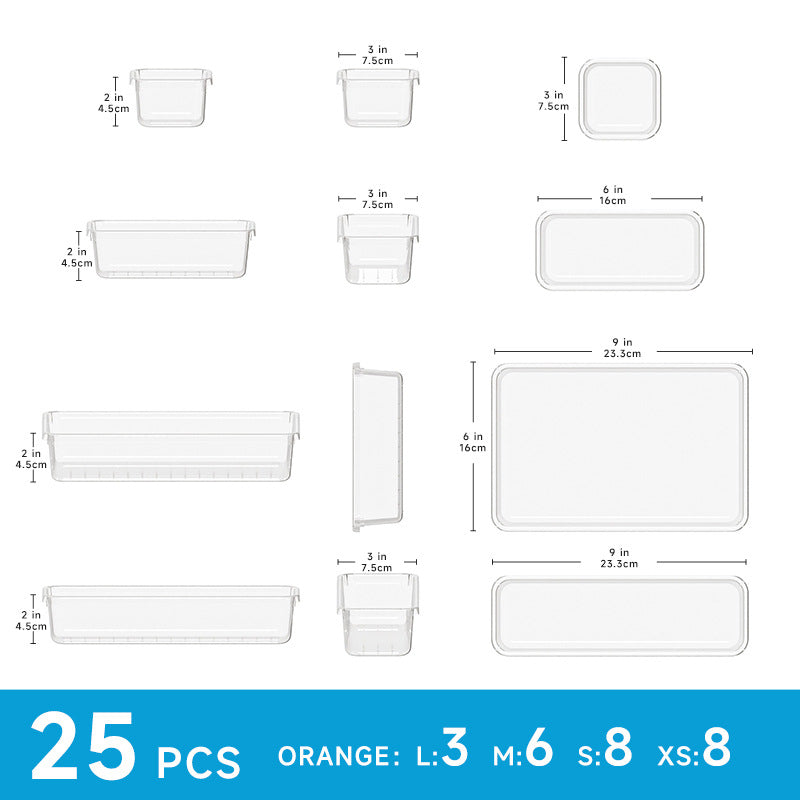 Clear Drawer Organizer