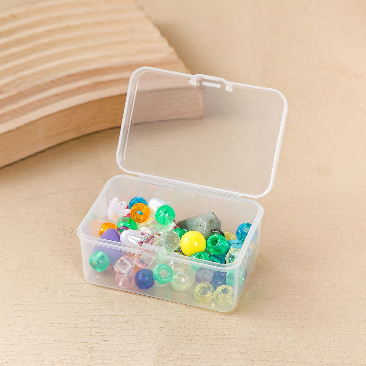 Clear Storage Container with Secure Clasp