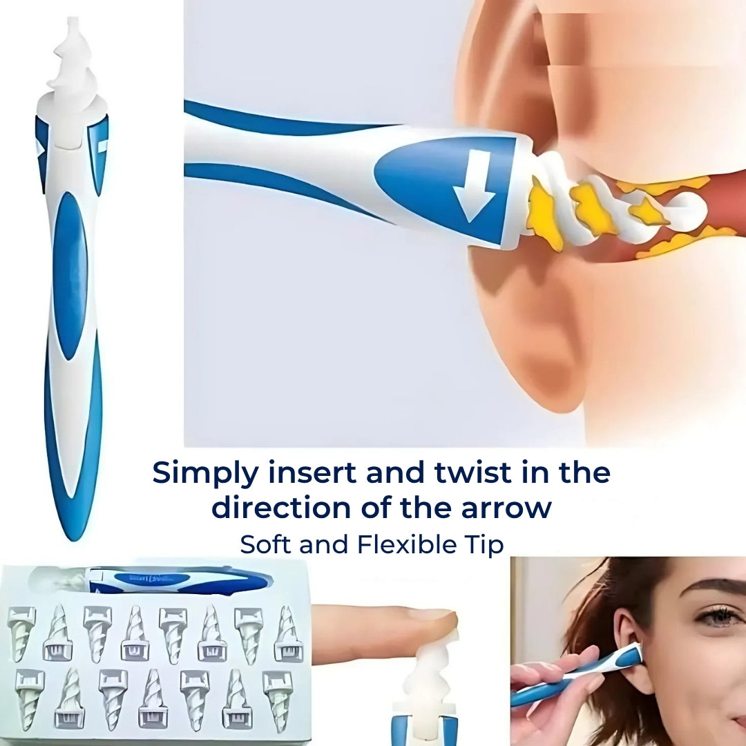 ClearEar | Silicone Earwax Remover – Safe – Non-Invasive – Flexible For Ear Hygiene – Hearing Comfort – Clarity & Itch R