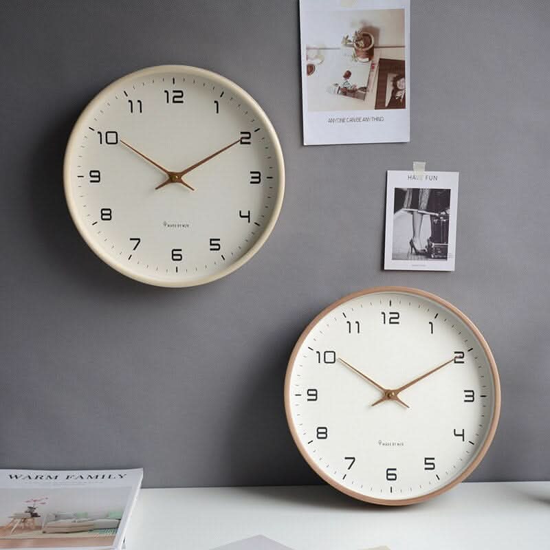 CLOCKVAULT – Scandinavian Wall Clock for Elegant Home Atmosphere