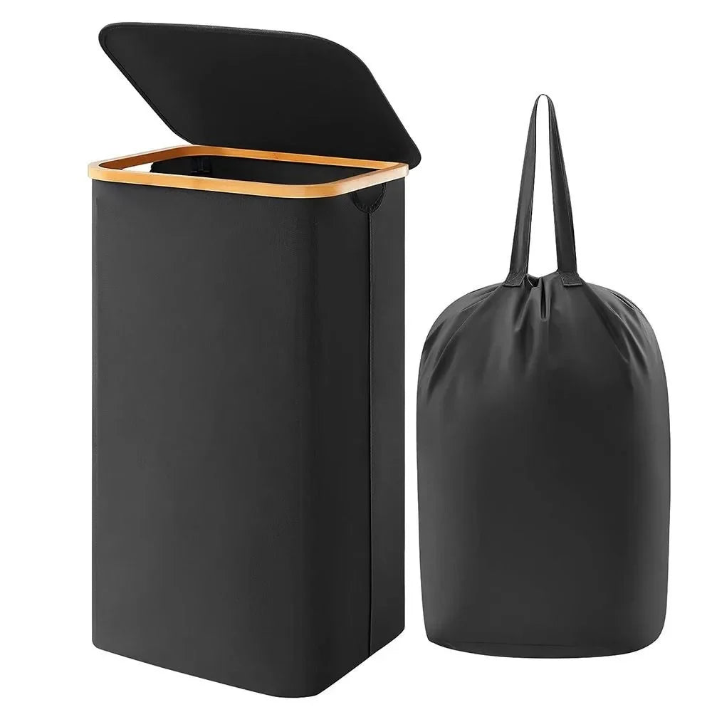 Collapsible Laundry Basket with Removable Inner Bag