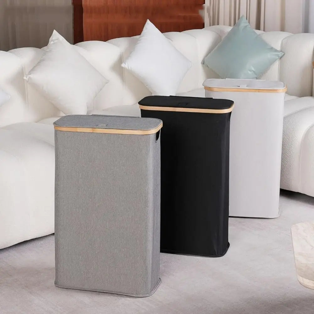 Collapsible Laundry Basket with Removable Inner Bag