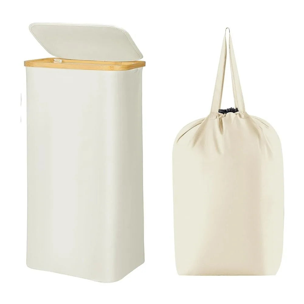 Collapsible Laundry Basket with Removable Inner Bag