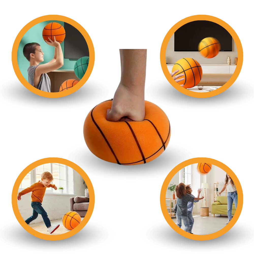 Colorful silent basketball for kids