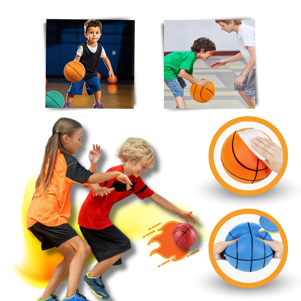 Colorful silent basketball for kids