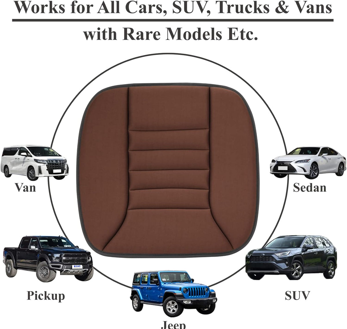 Comfort Memory Foam Car Seat Cushion