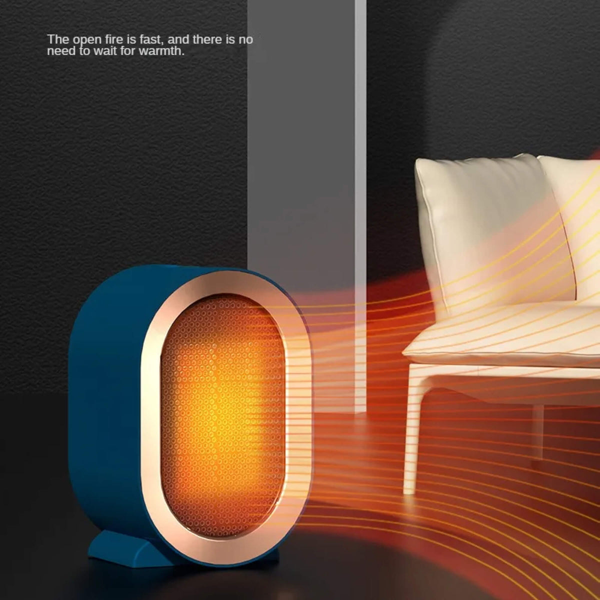 Compact Ceramic Space Heater – Energy Efficient Portable Electric Heater