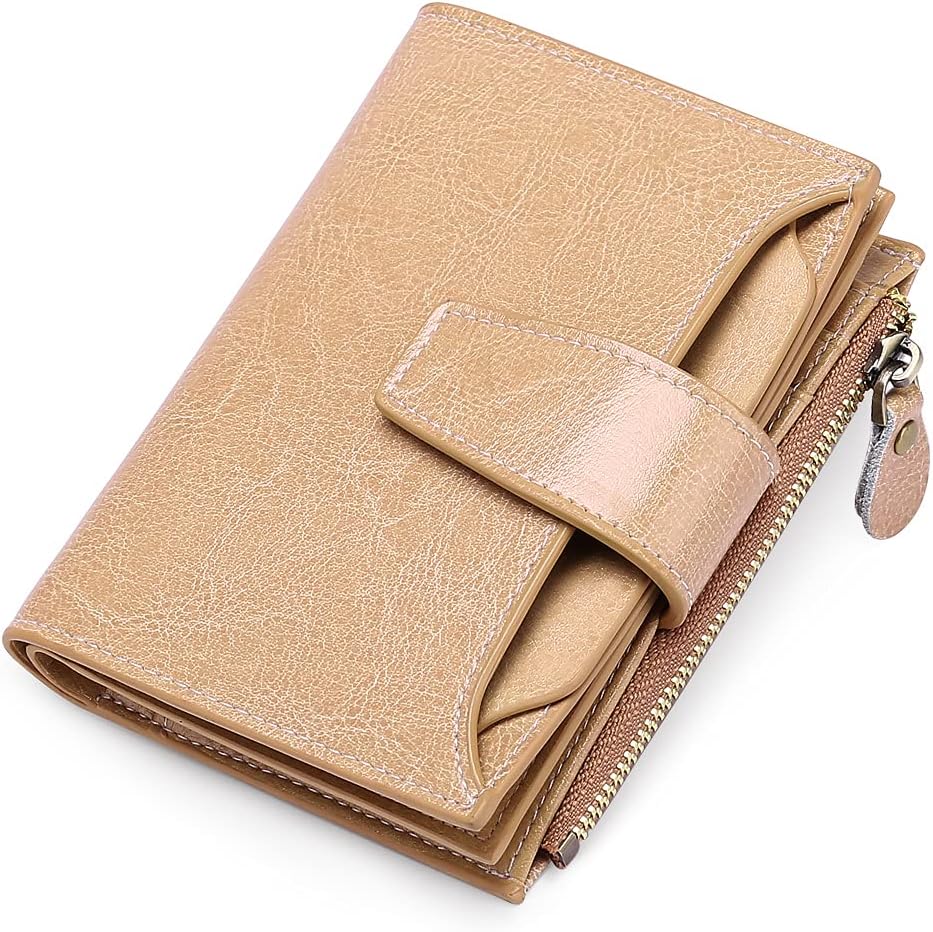Compact Genuine Leather RFID Blocking Multi-Functional Wallet