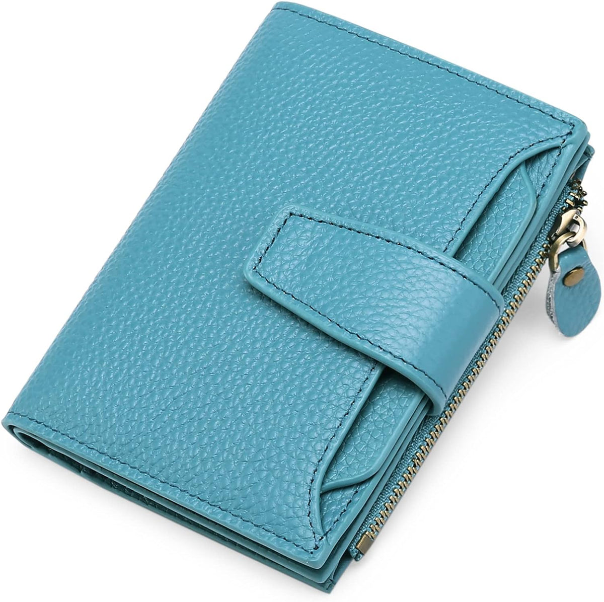 Compact Genuine Leather RFID Blocking Multi-Functional Wallet