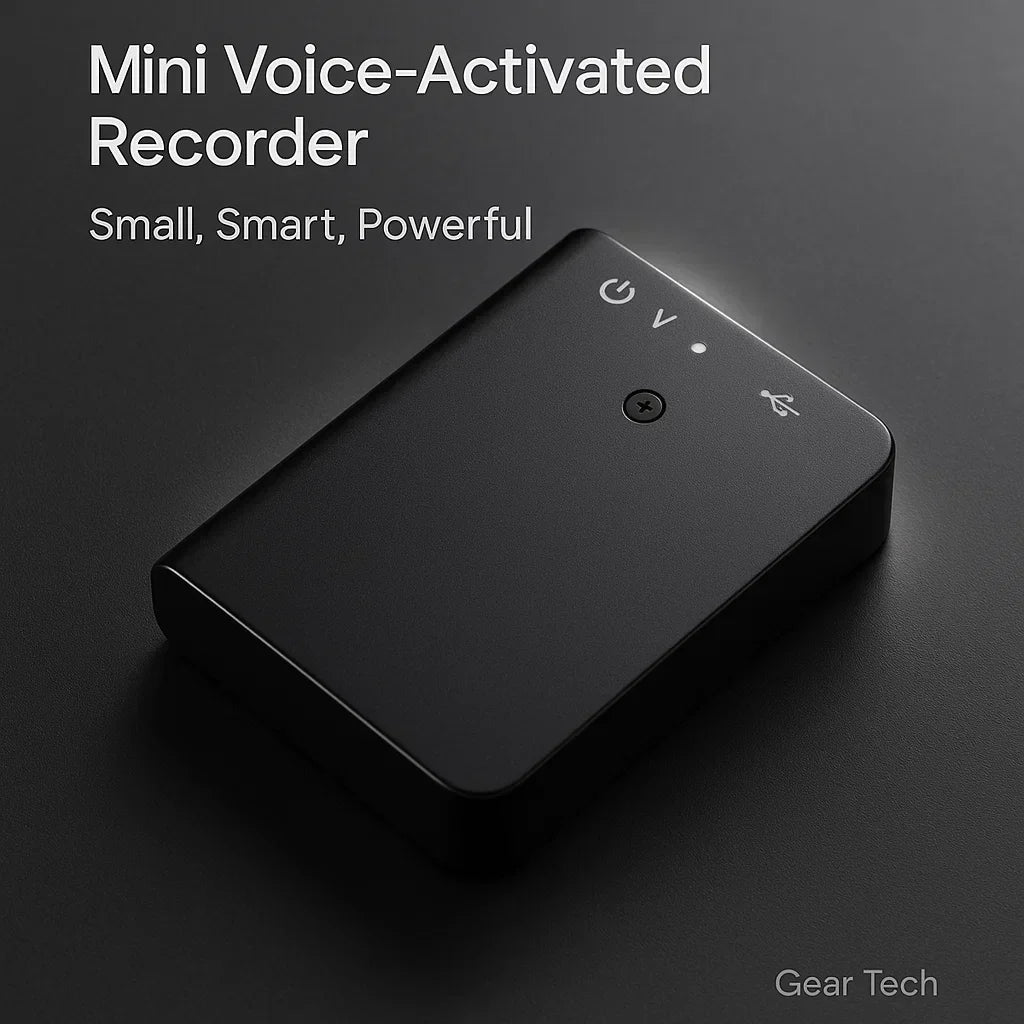 Compact Mini Voice Recorder with Voice Activation