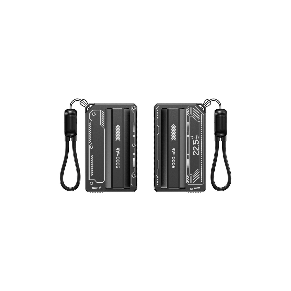 Compact Portable Power Bank with Digital Display
