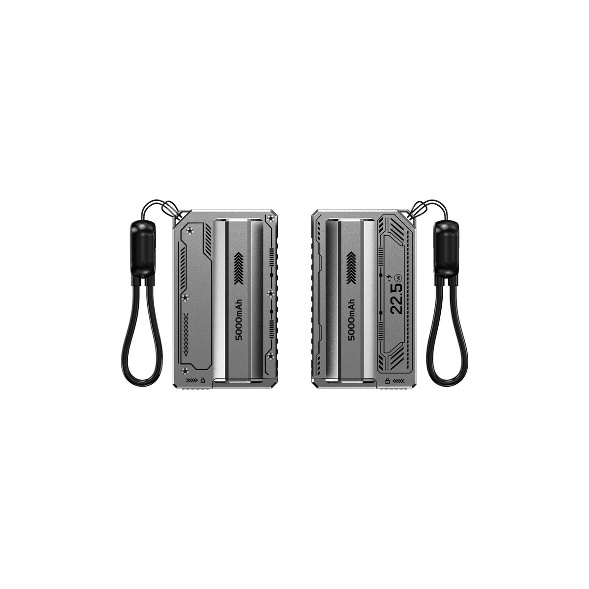 Compact Portable Power Bank with Digital Display