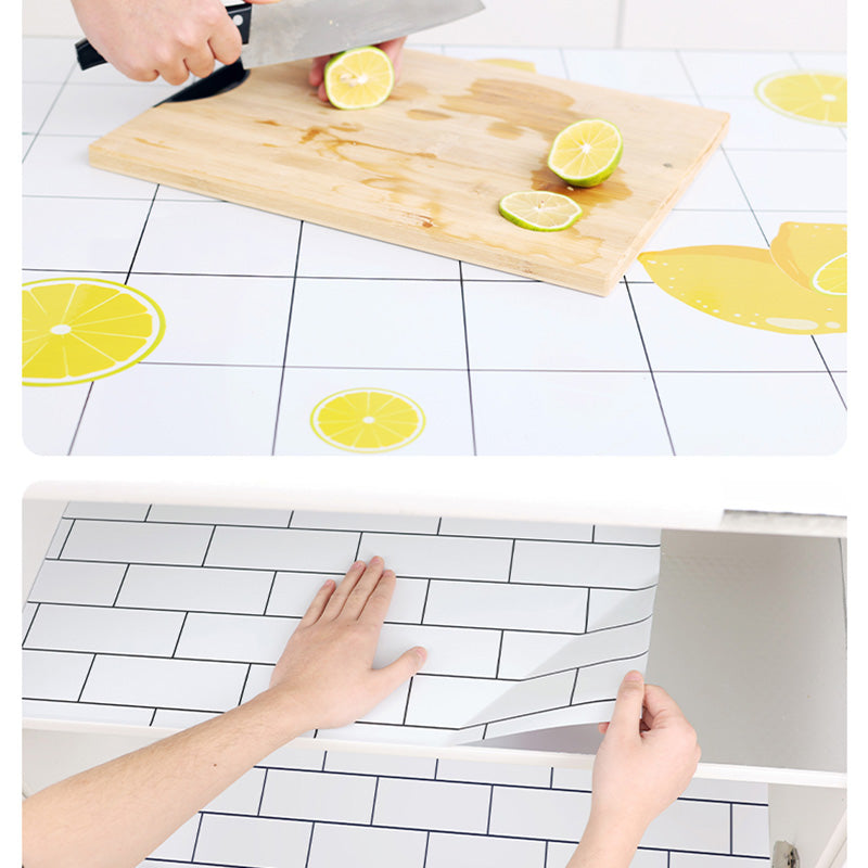 Contemporary peel and stick kitchen backsplash tile