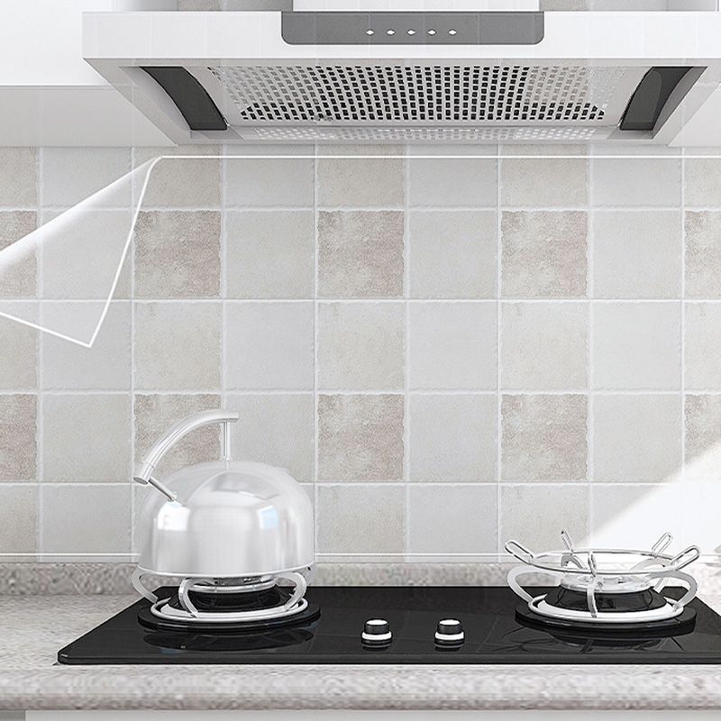 Contemporary peel and stick kitchen backsplash tile