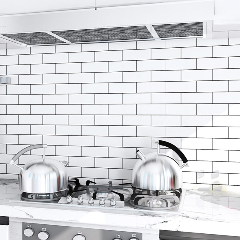 Contemporary peel and stick kitchen backsplash tile