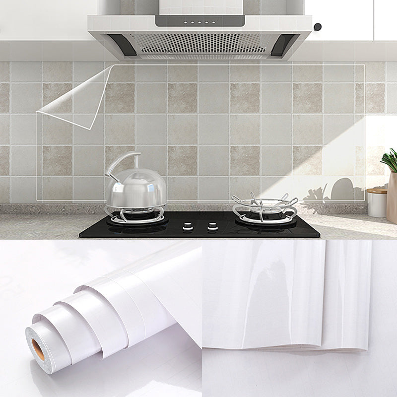 Contemporary peel and stick kitchen backsplash tile