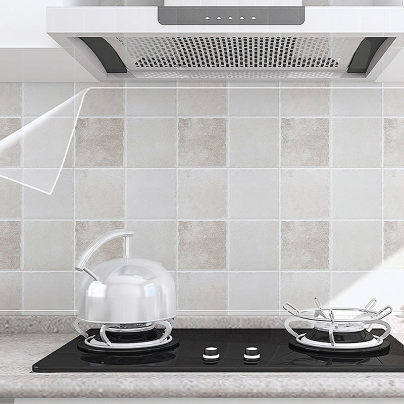 Contemporary peel and stick kitchen backsplash tile