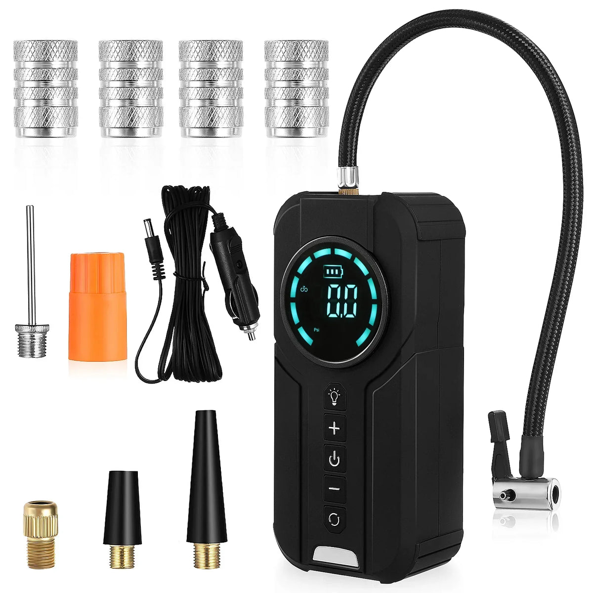 Cordless Portable Air Compressor with Auto Shut-Off