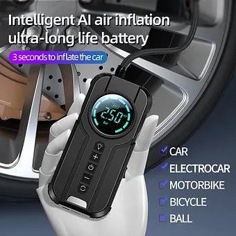 Cordless Portable Air Compressor with Auto Shut-Off