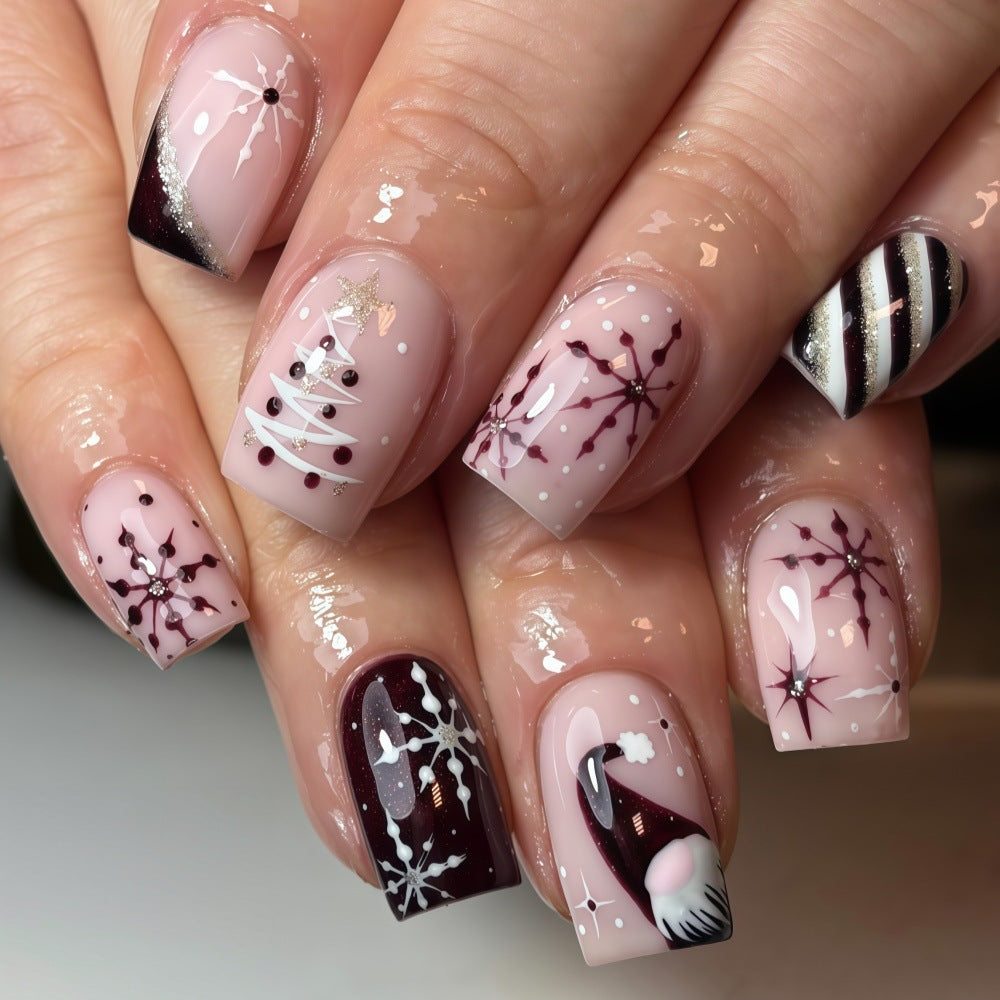 Creative Christmas Nail Design Set