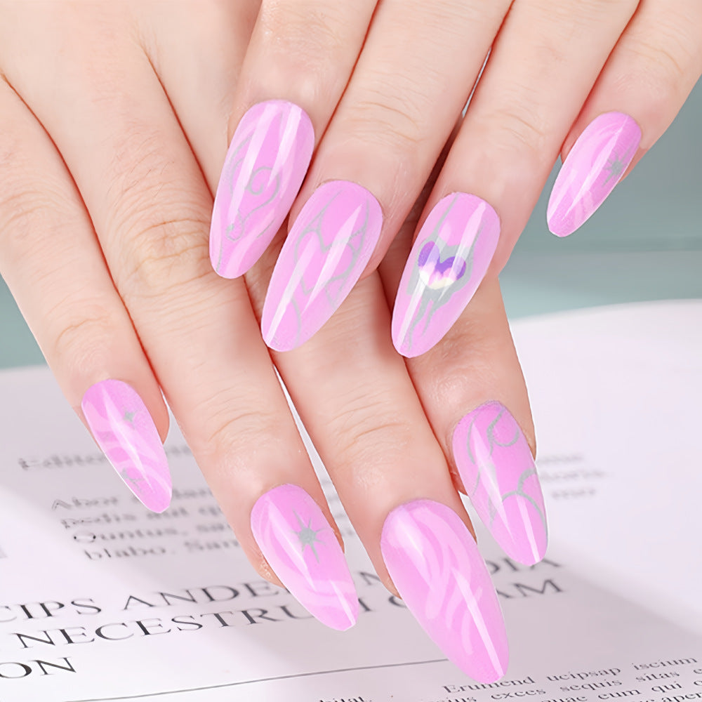 Creative Flow Design Press-On Nails