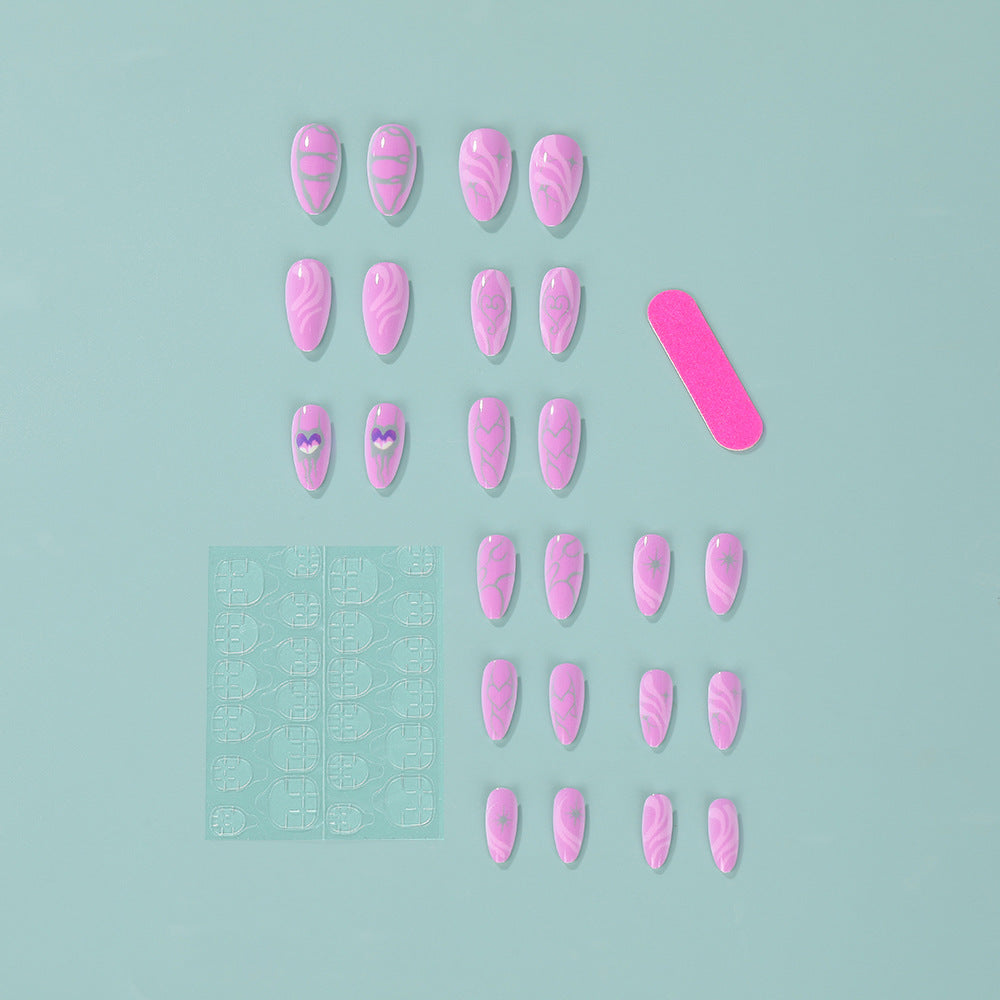 Creative Flow Design Press-On Nails