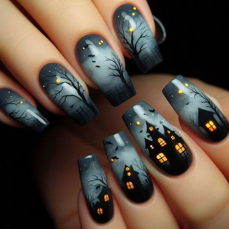 Creative Halloween Nail Art Set