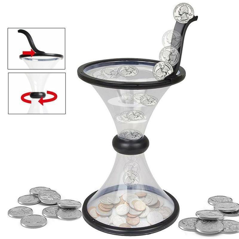 Creative Spinning Coin Bank – Fun Money-Saving Gift for Kids