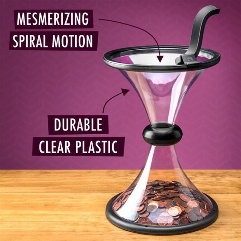 Creative Spinning Coin Bank – Fun Money-Saving Gift for Kids