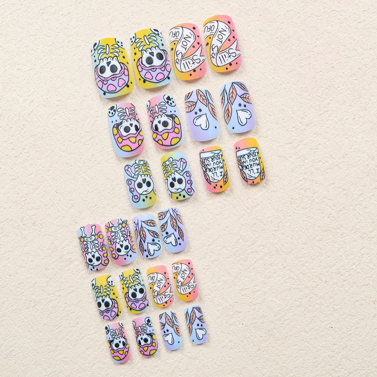 Creatively Designed Nail Art Set