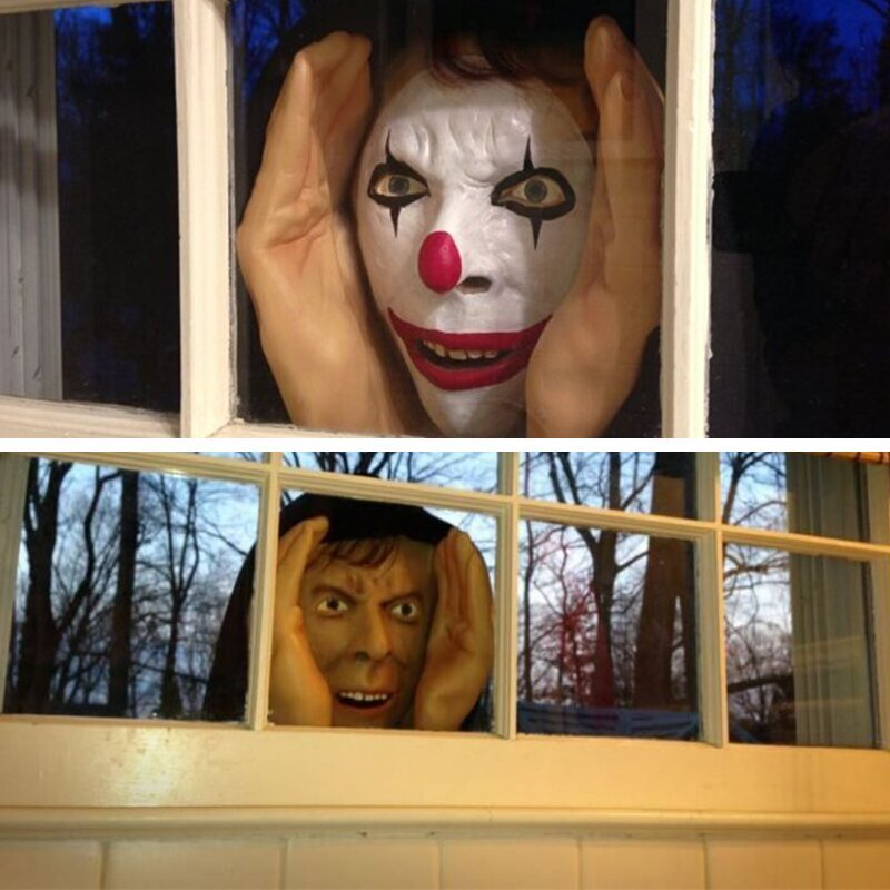 Creepy Peeker Halloween Window Decoration