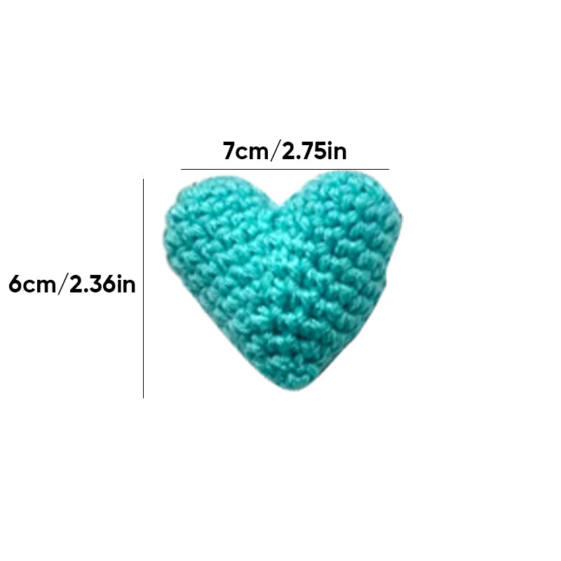Crocheted Heart Pocket Hug – Handmade Small Gift
