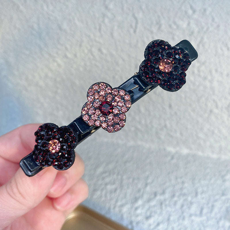 Crystal Flower Hair Clip