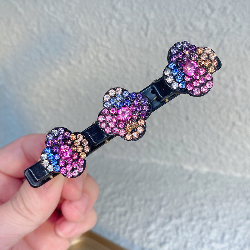 Crystal Flower Hair Clip